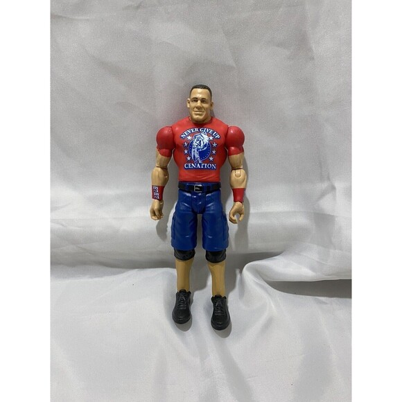 2017 WWF WWE Mattel John Cena Elite Wrestling Figure Series 12 Never Give Up Red - Picture 2 of 7